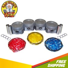 Engine Pistons And Rings Fits 93-95 Volkswagen Golf Jetta Passat 2.0l Sohc Aba