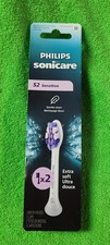Philips Sonicare S2 Sensitive Replacement Brush Heads 2-Pack White HX6052/77