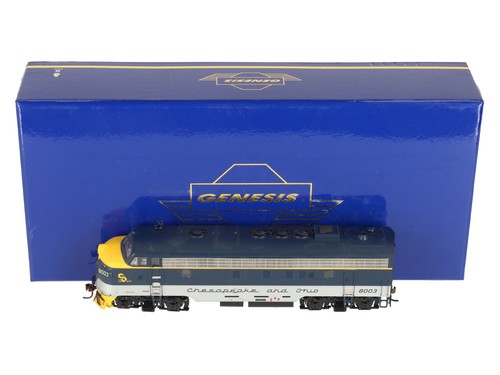 Locomotora diésel Athearn 22613 HO Chesapeake y Ohio FP7A con CCC y sonido #8003 | Condition: Used