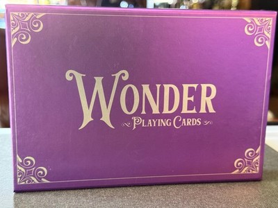 WONDER PLAYING CARDS  ROYAL EDITION  V3 COLLECTORS BOX SET OF 2 DECKS CHRIS HAGE