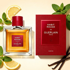 Guerlain Habit Rouge Parfum Spray 3.3 oz / 100 ml for sale online