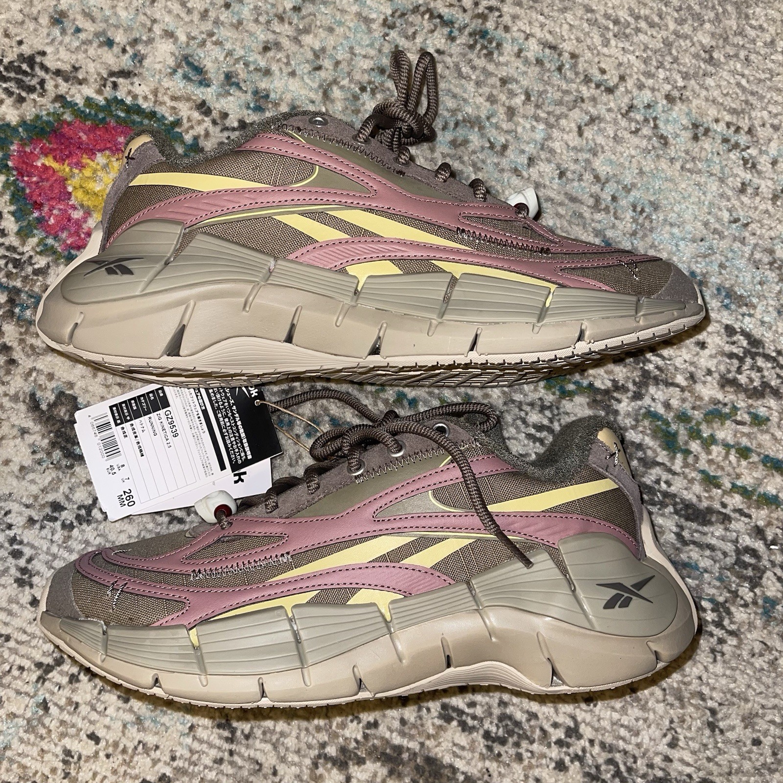 Zapatillas Hombre Marrón Rosa Zig Kinetica 2.5 Street Fighter Dhalsim