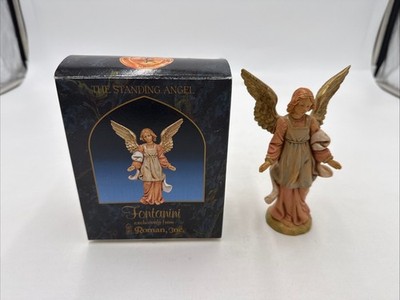 Vintage Roman Inc. Fontanini Standing Angel Model #72519 5'' Nativity Figure 1994