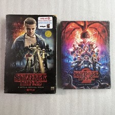 Stranger Things Season 1 2 Blu-Ray/DVD Lot NEW SEALED w Fraying VHS-Style