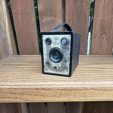 Agfa Shur-Shot Special Vintage Box Camera Black Body w/ Carry Handle