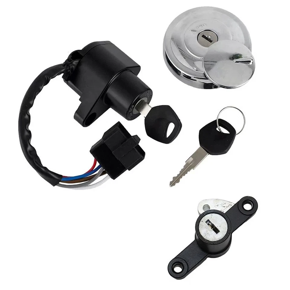 Ignition Switch & Fuel Gas Cap For Kawasaki Vulcan VN900 Custom Classic LT 06-22 - Image 3 of 4