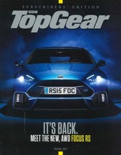 UK BBC Top Gear Magazine #267, Ford Focus RS, Aston Martin, March 2015