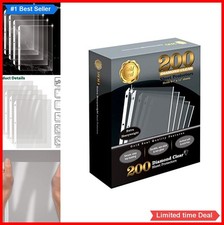 Sheet Protectors 200 Count 4 Mil Extra Heavyweight Top Load 8.5 x 11 Archival