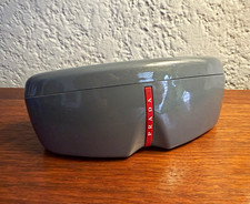 Prada Linea Rossa Gray Hard Sunglasses Eyeglasses Case Red Logo Sports