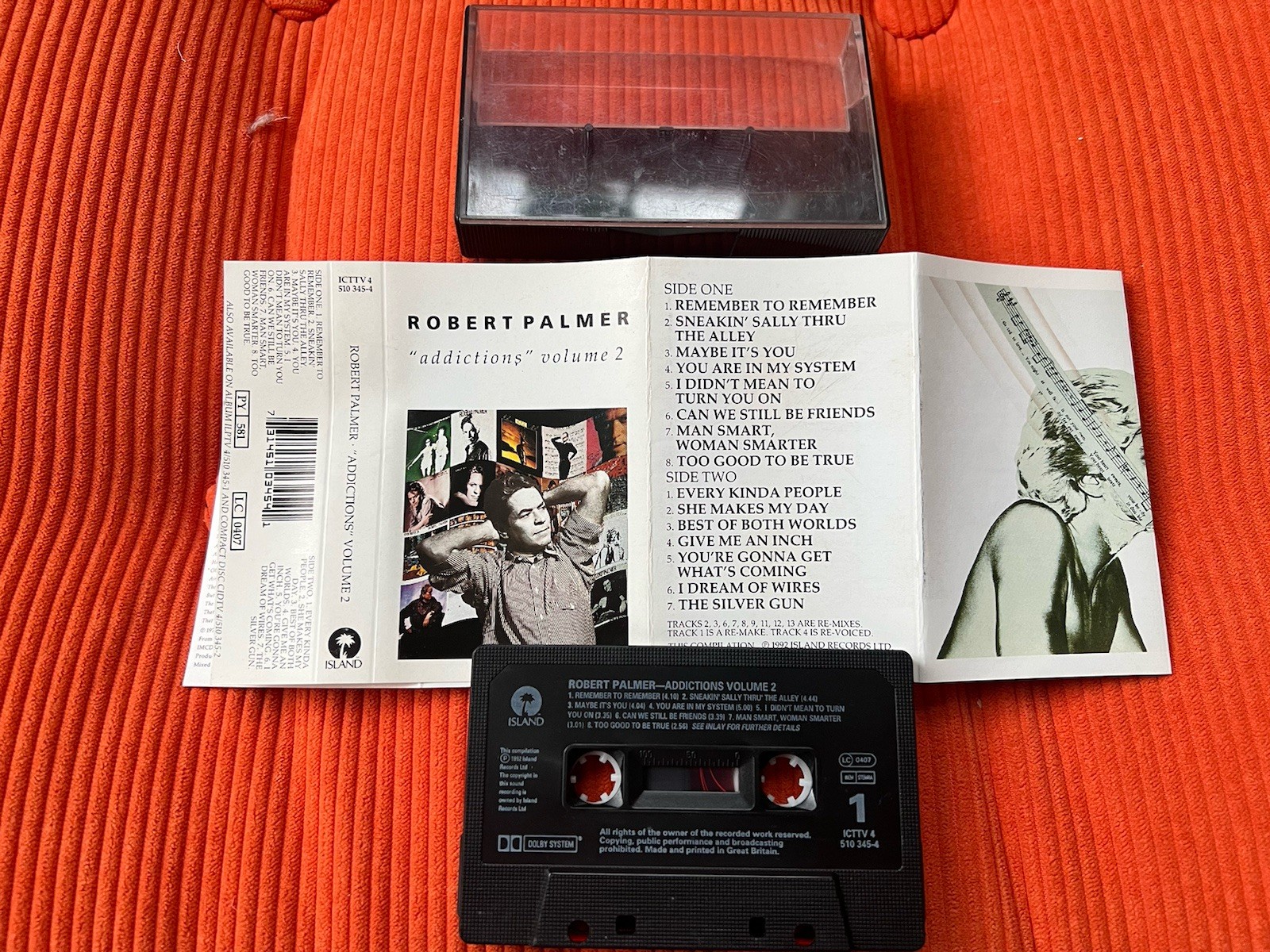 Robert Palmer Cassette Addictions Volume 2 Free Post UK Excellent Condition