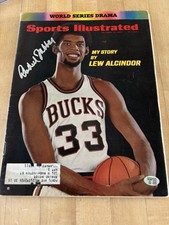 kareem abdul jabbar signed sports illustrated