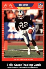 1989 Pro Set Mike Haynes #462 Los Angeles Raiders NFL Football
