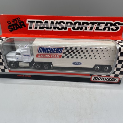 Matchbox Super Star Transporters #8 Snickers Racing Team 1992 DieCast CY 109 Vtg