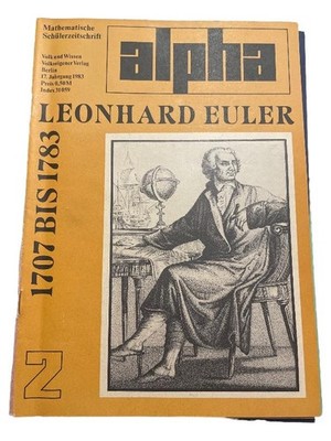 Volk und Wissen alpha Mathe Schülerzeitschrift 1983 Leonhard Euler Geschichte