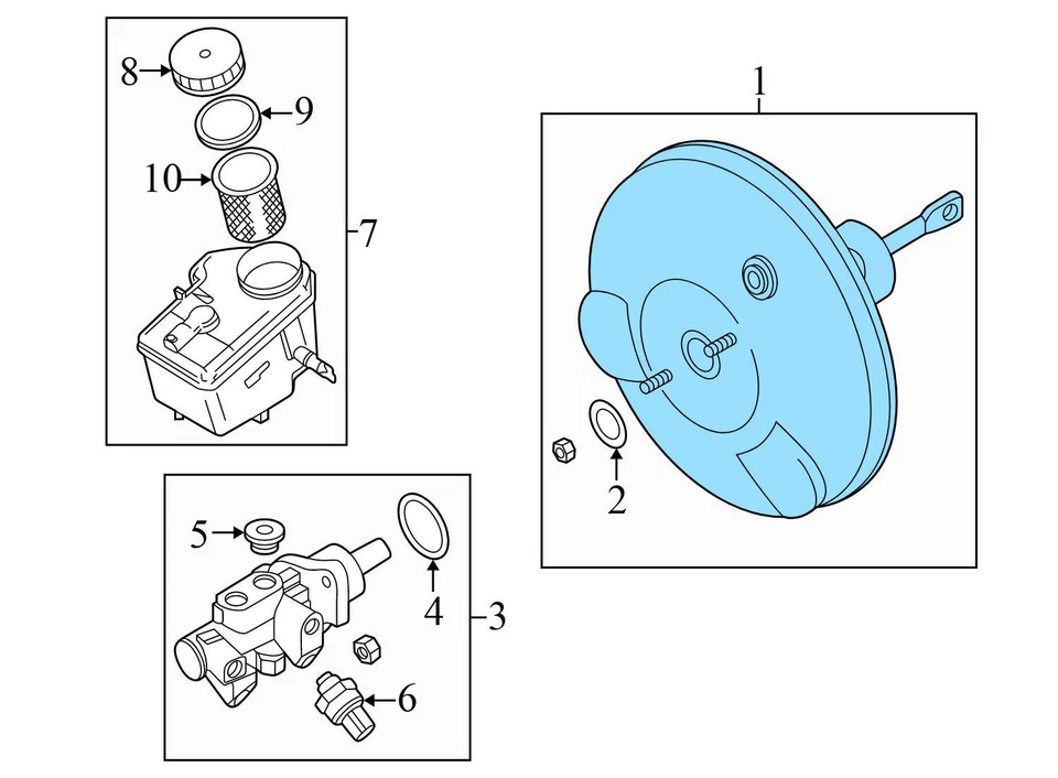BMW Z4 2003-2008 - Potenciador de freno 6779681 Foto 3 de 4