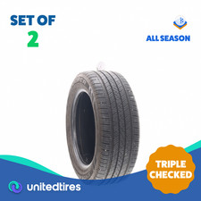 Set Of 2 Used 21555r16 Cooper Endeavor 97h - 7.532 Set Of 2 Used 21555r16 Cooper Endeavor 97h - 7.532