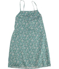 American Eagle Womens Slub Tie Back Mini Slip Dress, Green, Small