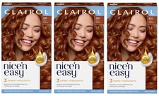 Clairol Nice'n Easy Permanent Highligts Hair Dye, 6R Light Auburn Hair Color Lot