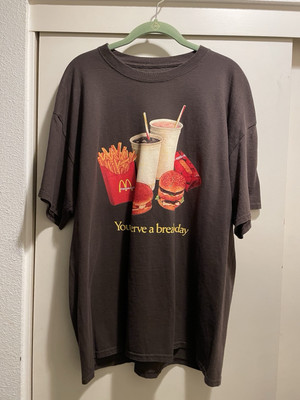 Travis Scott x McDonald's Cactus Jack You Deserve A Break  Brown  Large