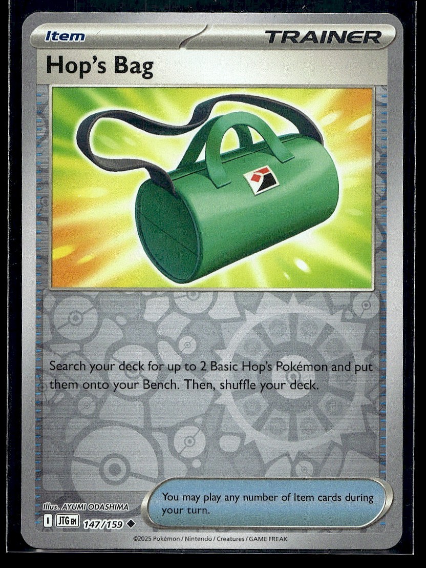 Hop's Bag 147/159 Uncommon Journey Together Pokemon Reverse Holo Lightly Played