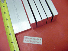6 Pieces 1" X 3" ALUMINUM 6061 FLAT BAR 6" long T6511 Solid Extruded Mill Stock