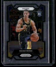 2023-24 Panini Prizm #154 Isaiah Wong Prizm INDIANA PACERS CHEAP SINGLES