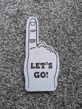 Mini Foam Finger - TV Gladiators - Ideal Cake Topper