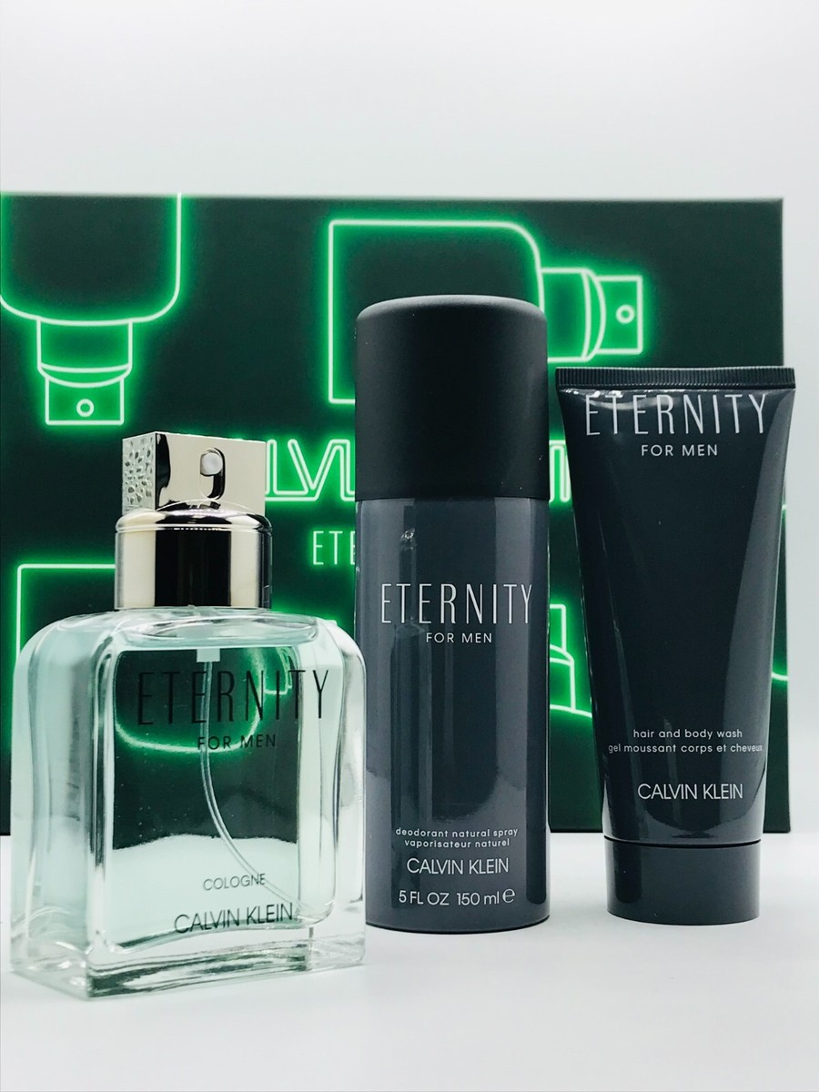   ETERNITY FOR MEN AIR 3点セット Calvin Klein Eternity For Men Aqua Eau De Toilette 3-Pc Gift
