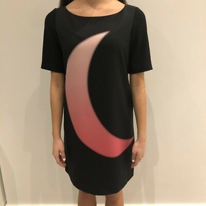 polyester shift dress