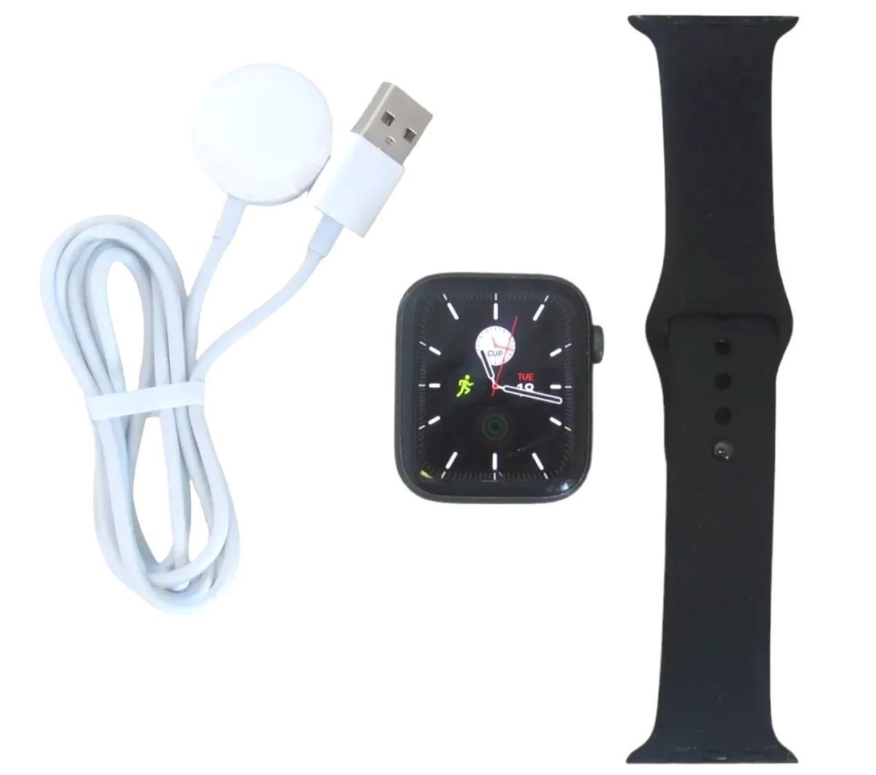 Apple Watch SE 44mm Space Gray Aluminum GPS LTE A2354 - Free Shipping-image