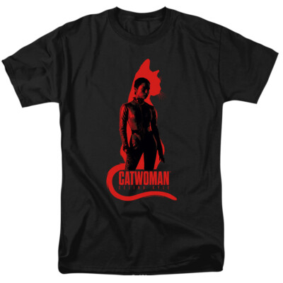 The Batman ''Selina Kyle Cat Silhouette'' T-Shirt or Tank - to 5X