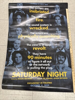 Saturday Night Original Movie Theater Poster 40  X 27 