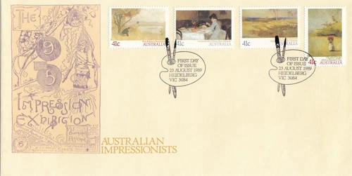 Art Impressionists Australia FDC 1989 (141157)
