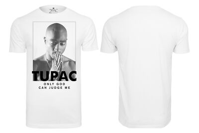 Mister Tee Herren T-Shirt 2Pac Prayer Tee Oberteil Übergrößen