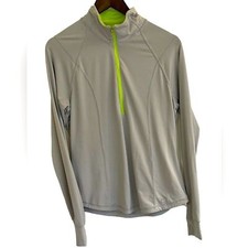 Old Navy active gray long sleeve quarter zip women L
