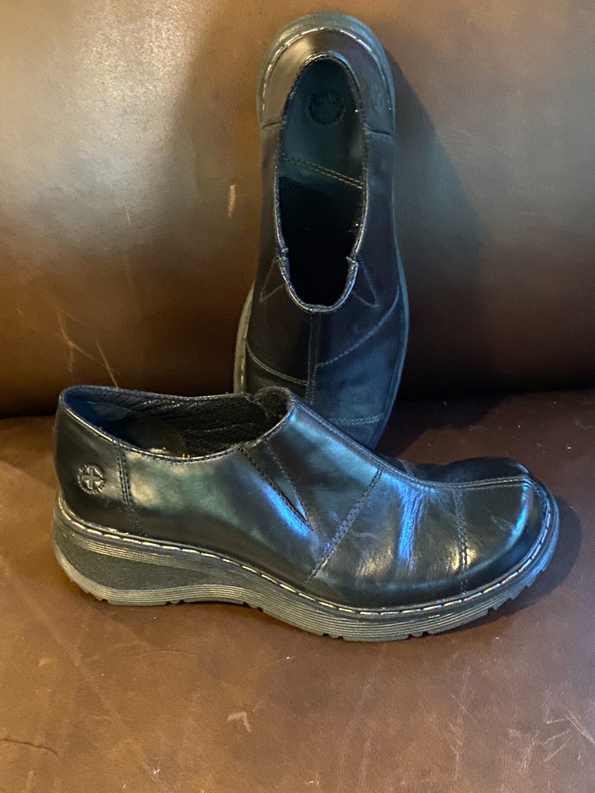 Doc Marten Ella Black Leather Patchwork Size US 9… - image 5