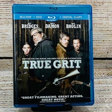 True Grit [2010 Blu-Ray + DVD + Digital] Jeff Bridges Matt Damon Josh Brolin