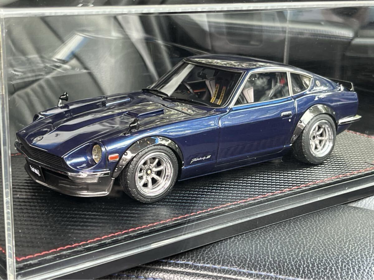 Ignition model IG0767 1/18 Nissan Fairlady Z S30 blue Ignition model IG0767 1/18 Nissan Fairlady Z S30 blue