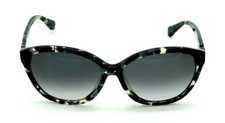 Diane von Furstenberg Ladies Designer Blue Black Silver/Gray Gradient Sunglasses
