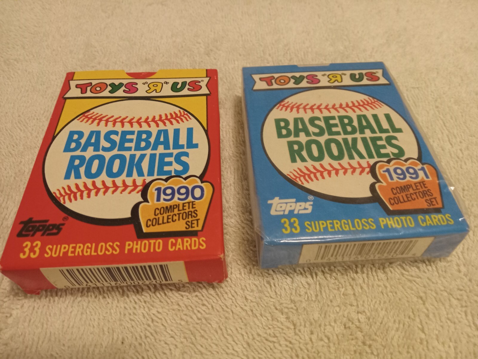 TOYS R US BASEBALL ROOKIES CARD SETS LOT OF 2 1990/91 ( KEN GRIFFEY JR) eBay