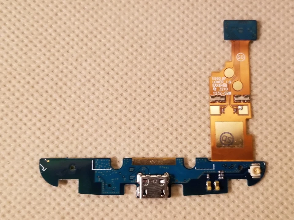 Nuevo LG OEM Puerto Cargador Micrófono Flex Cable Reparación Pieza - GOOGLE NEXUS 4 E960 Foto 2 de 4