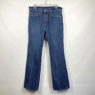 大特価 Levi's 517 W34 L31 made in USA VTG Levi's 517 Boot Cut Men's 34x32 Dark Wash Blue Denim Jeans