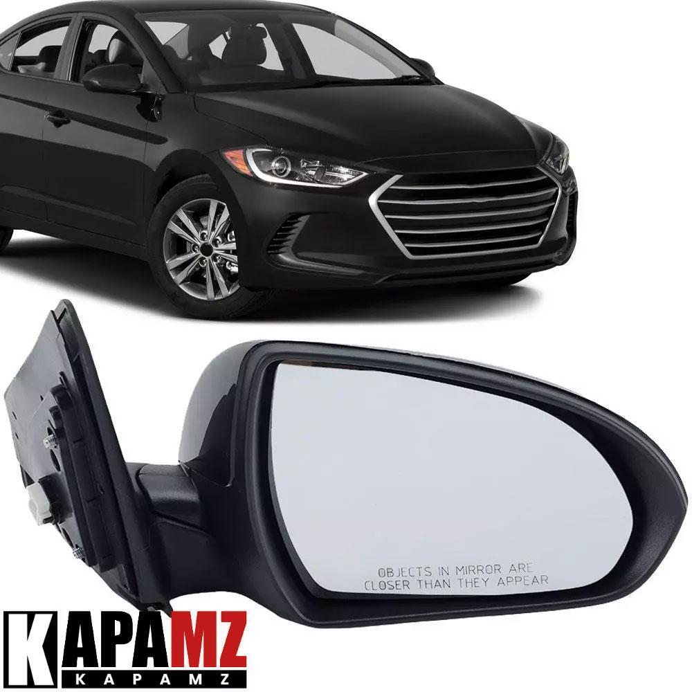 Passenger Right Side Door Mirror Manual Folding for Hyundai Elantra 2017-2020