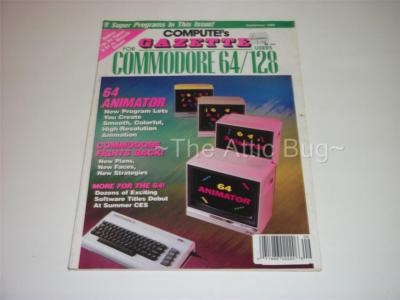 Compute!'s Gazette ~ USA Magazine ~September 1989~Issue 75~Commodore 64 / Vic-20