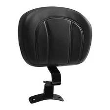 Black Rider Driver Backrest Pad Fit For Harley Touring CVO Road King 2009-2024