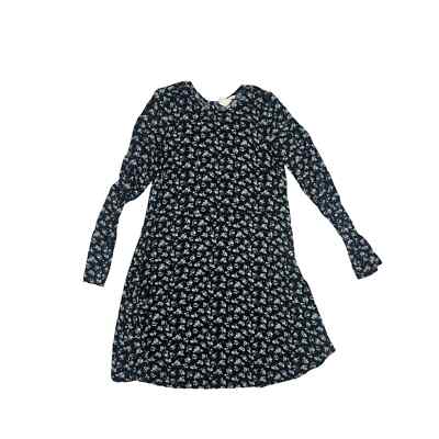 H and M Black Floral Long Sleeve Dress | eBay H and M Black Floral Long Sleeve Dress | eBay