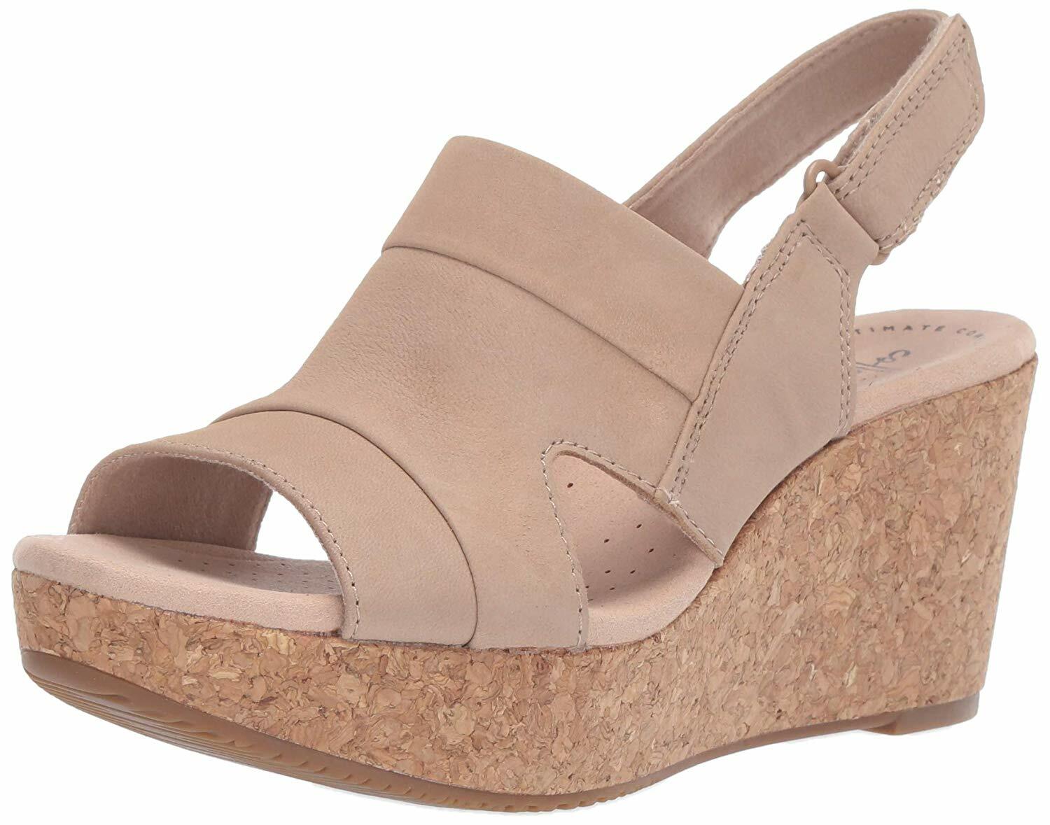 clarks collection women's annadel ivory wedge sandals