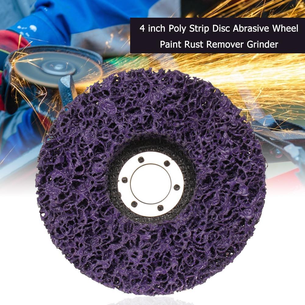 4 inch Poly Strip Disc Abrasive Wheel Paint Rust Remover Grinder