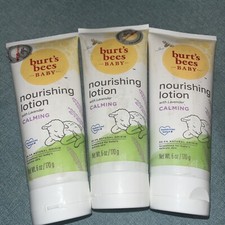 3 Burt's Bees Baby Nourishing Lotion Calming Baby Lotion 6 Oz new
