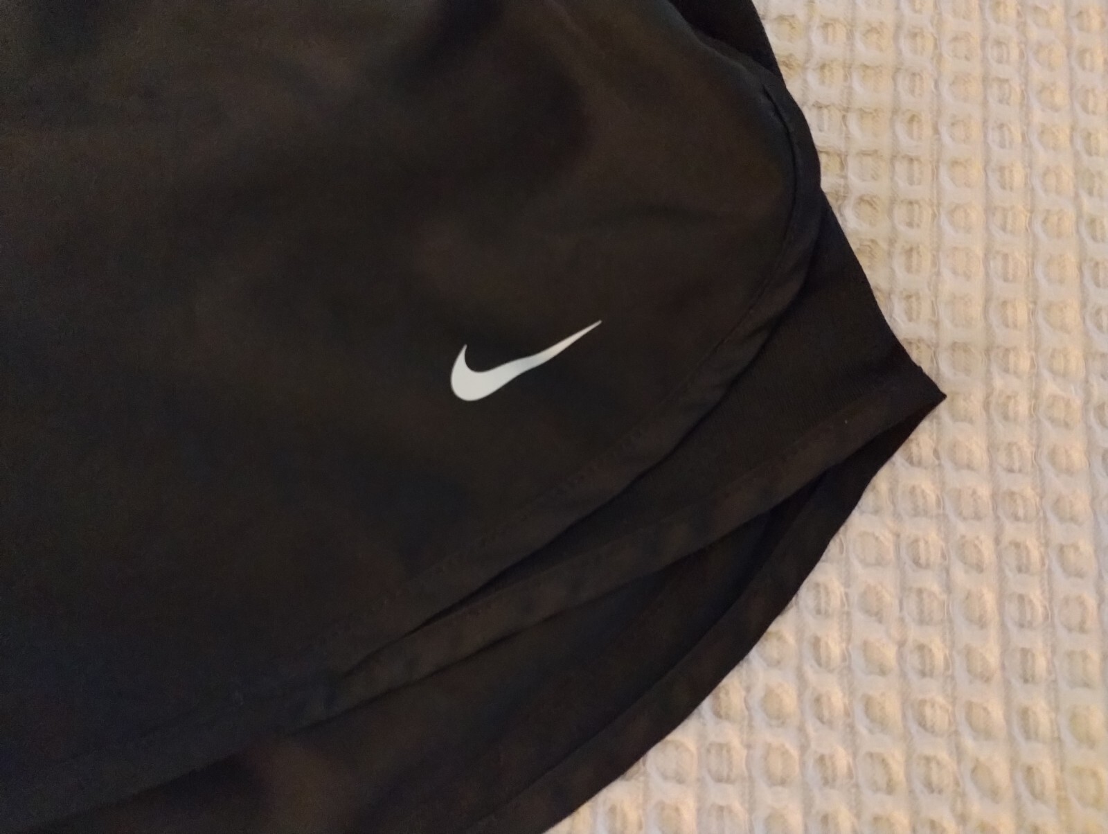 Nike Women's Solid Black Lined Running Shorts Siz… - image 2